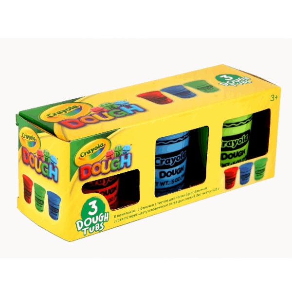 Crayola Пластилины и гончарные наборы Пластилин Crayola | 3 шт.